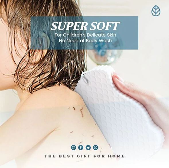 Super sanfte Peeling-Badewanne 